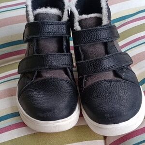 UGG Kids Black and White Boots Size 3